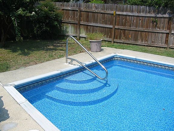 New liner and steps