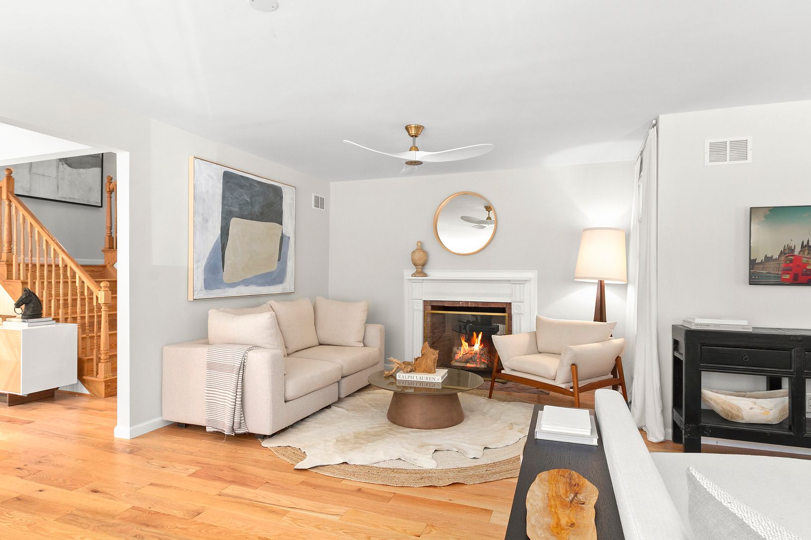 Sitting Room w/ Fireplace