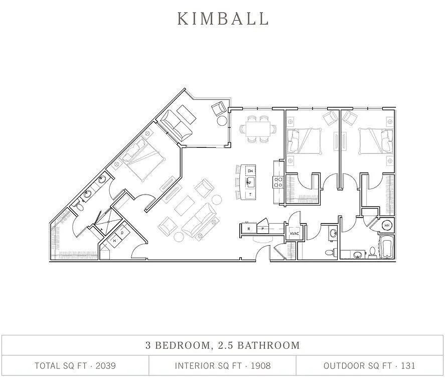 Floor plan Kimball