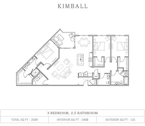 Floor plan Kimball