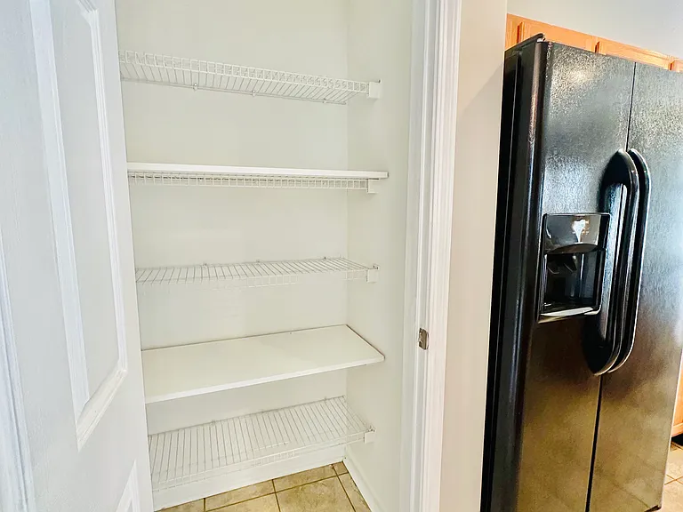 Spacious pantry