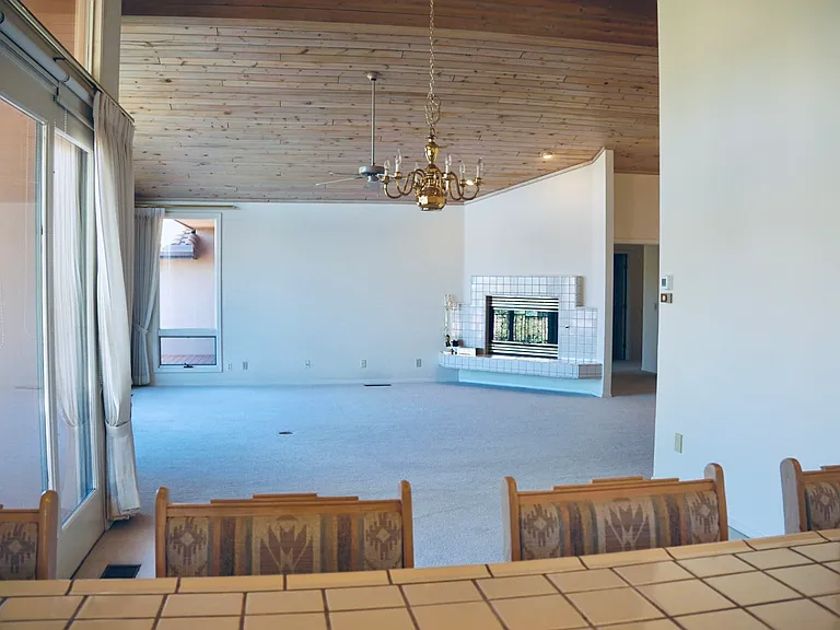 Main living room viewed from kitchen
