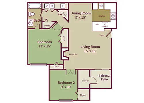 Floor plan Barton