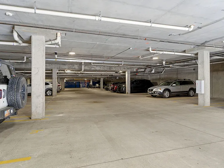 Underground parking garage. Available on a month-to-month basis