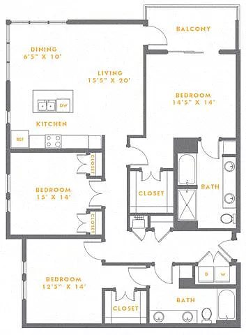 Floor plan The Metropolitan
