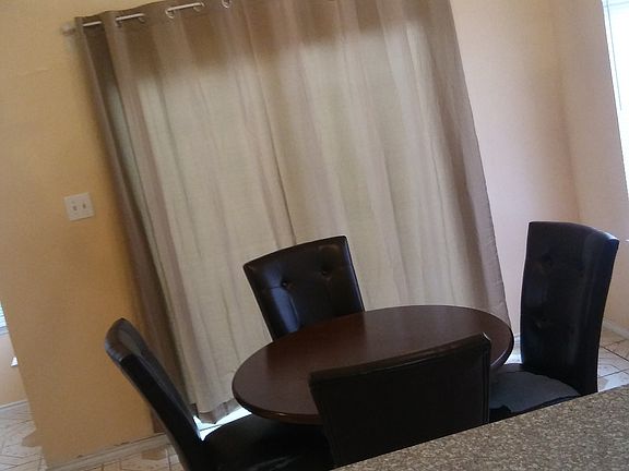 Dining area with natural light