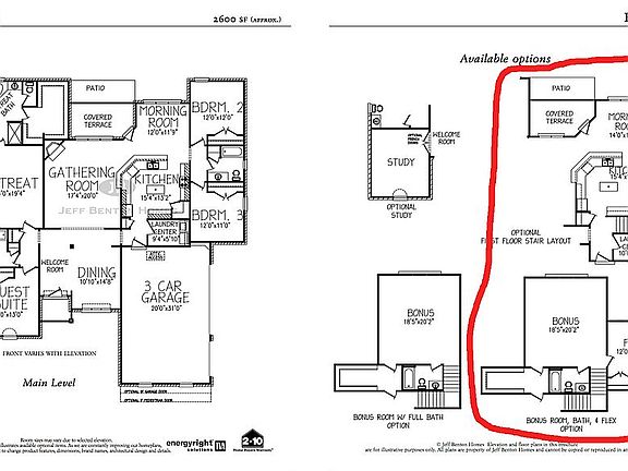 Bonus, Bath & Flex Option