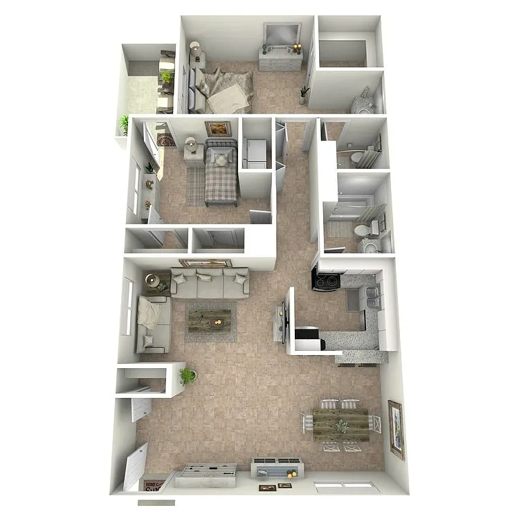 Floor plan 2X2