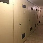 Bsmt. storage locker area