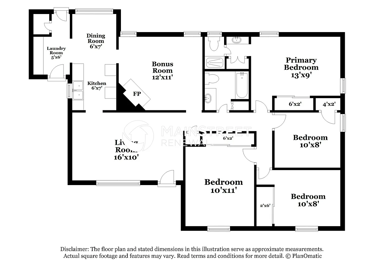 Floor Plan - 3571 Castleman St
