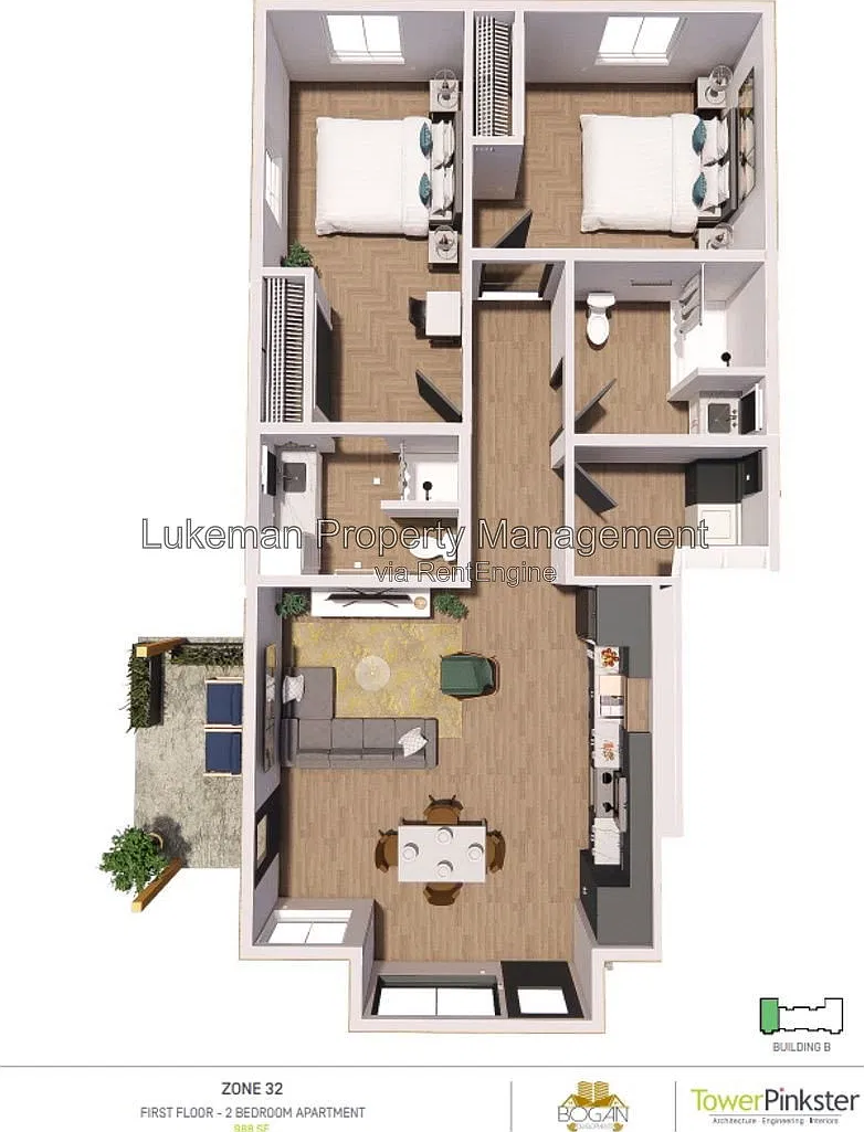 2 bed, 2.0 bath, 988 sqft, $1,650 — Photo 1