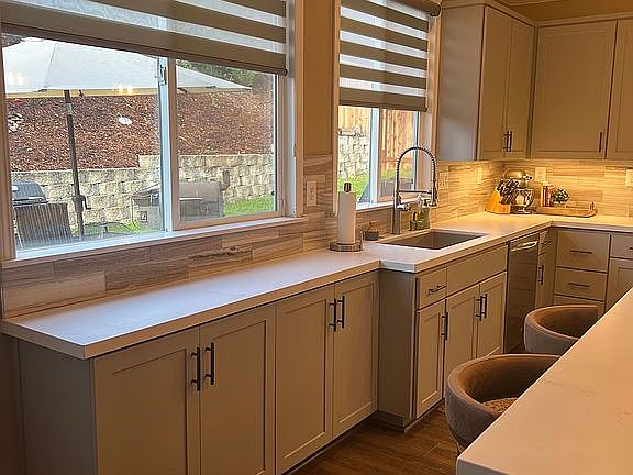 Custom shades & cabinets