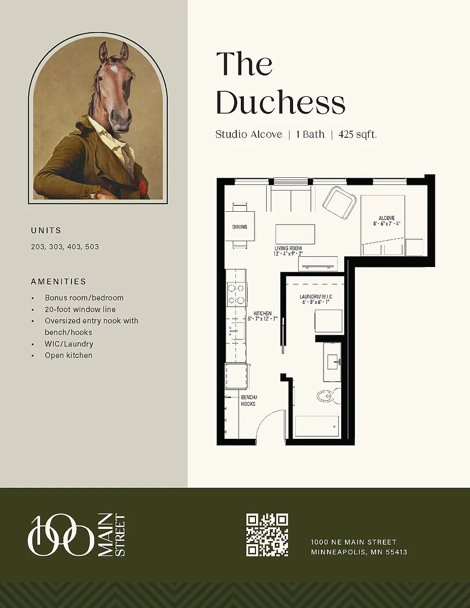 Floor plan The Duchess