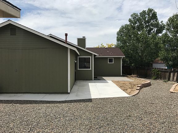 Backyard from side of house