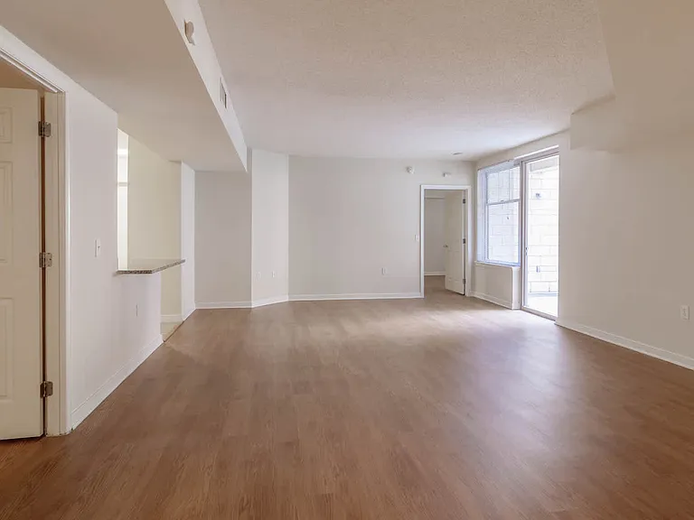 Living Room with Patio and Hard Surface Flooring