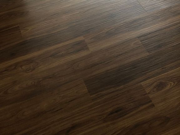 New laminate in den room.