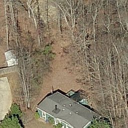 Sky view of large lot