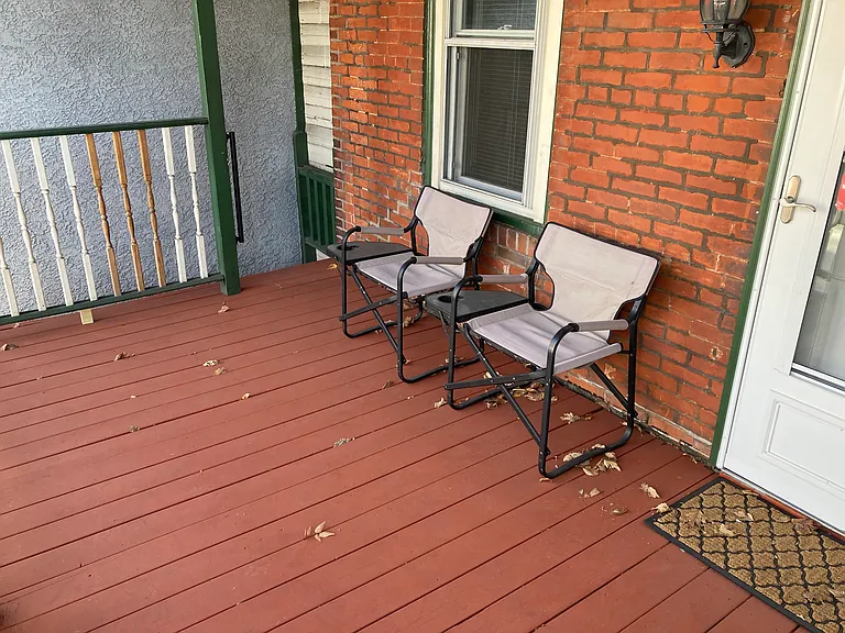 Front deck