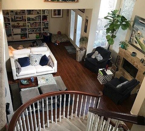 Living room- furniture not included