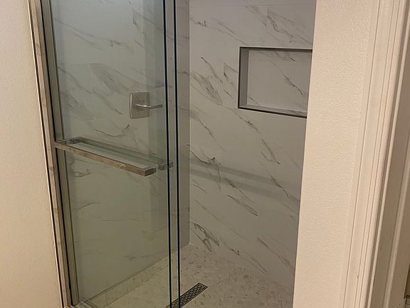 Master shower