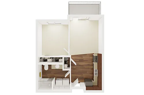 Floor plan One Bedroom