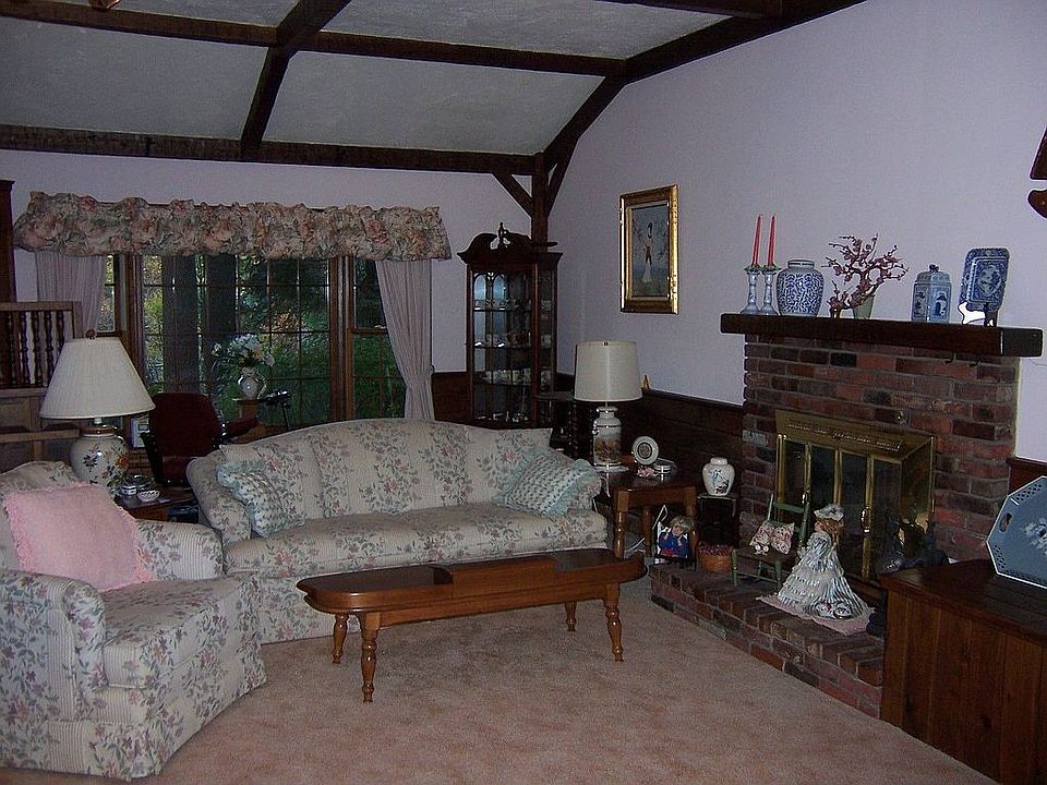 Fireplaced living room