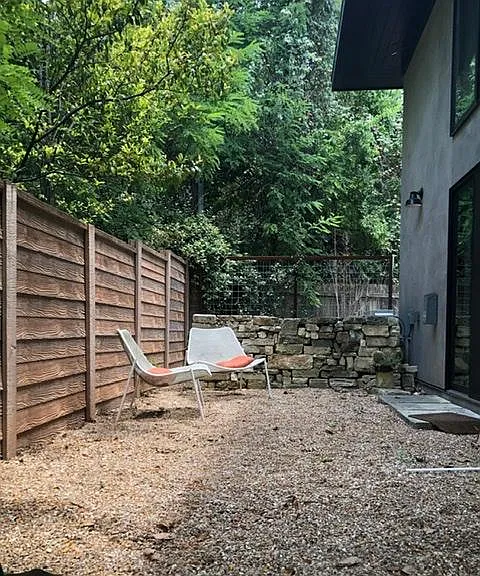 Back house courtyard.