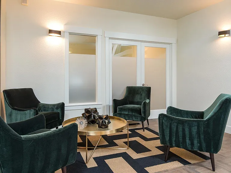 Riverwood | Lounge Entrance with Four Chairs