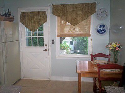 Kitchen w/backdoor to patio