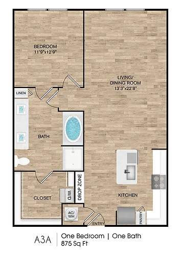 Floor plan A3A