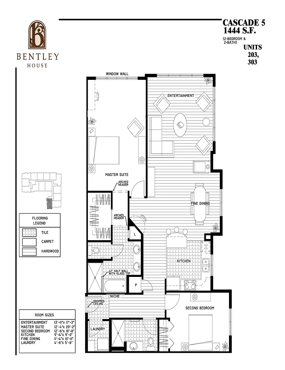 Floor plan Cascade 5
