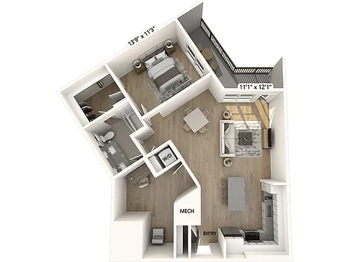 Floor plan A6 - Design Collection I