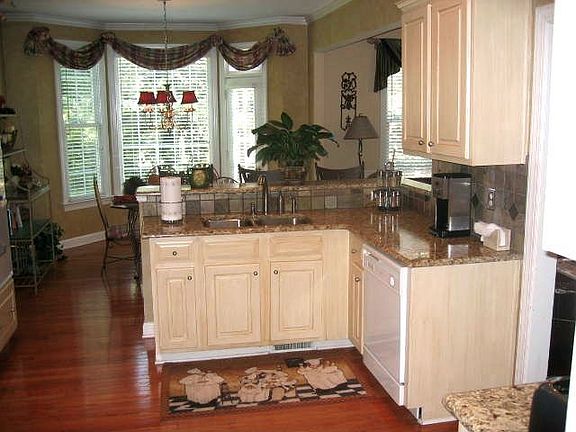 Updated kitchen with granite countertops