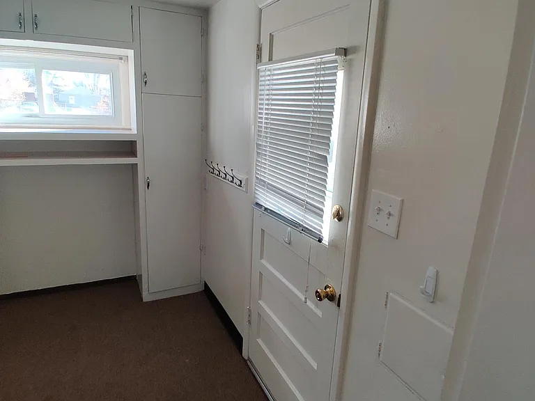 Laundry Room & Back door to yard