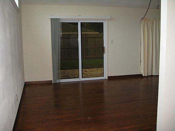 Patio doors in Living area lead outdoors to the deck.