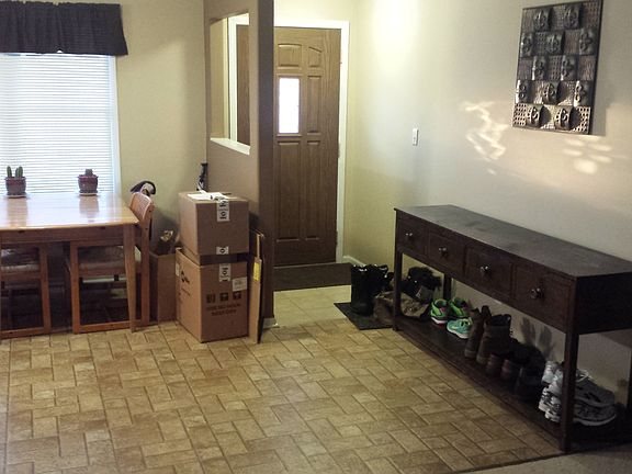 Entry way and dining area. 