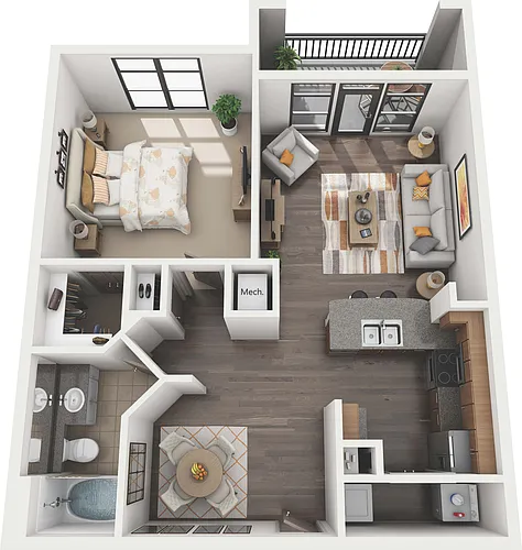 Floor plan A5 - Hudson
