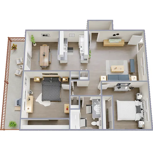 Floor plan Plan B