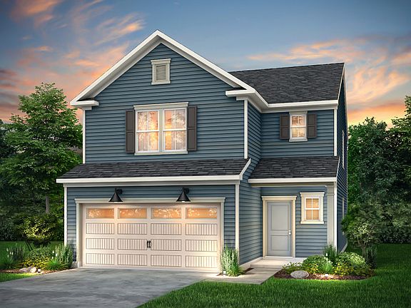 Harris Exterior LC1A features siding, covered front porch and 2 car garage