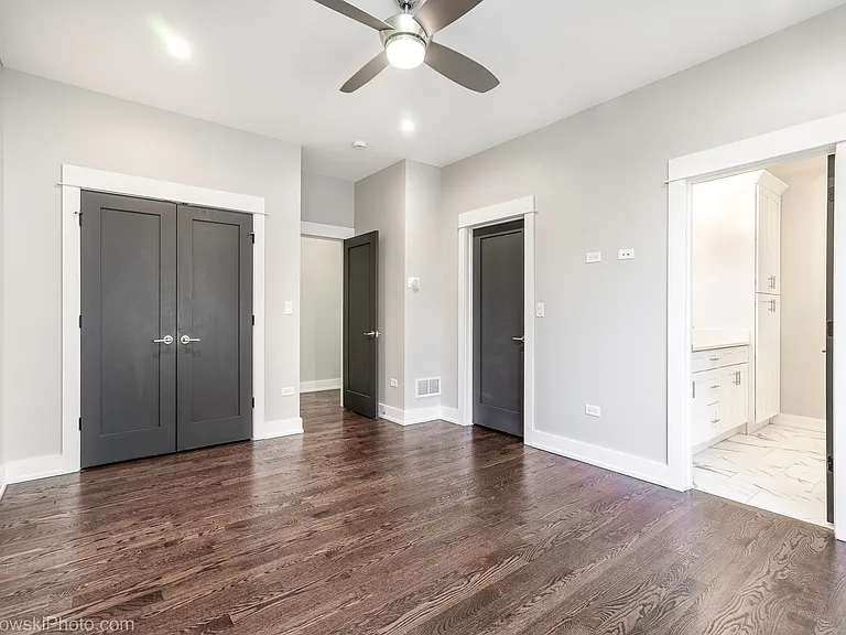 Primary bedroom with two closets