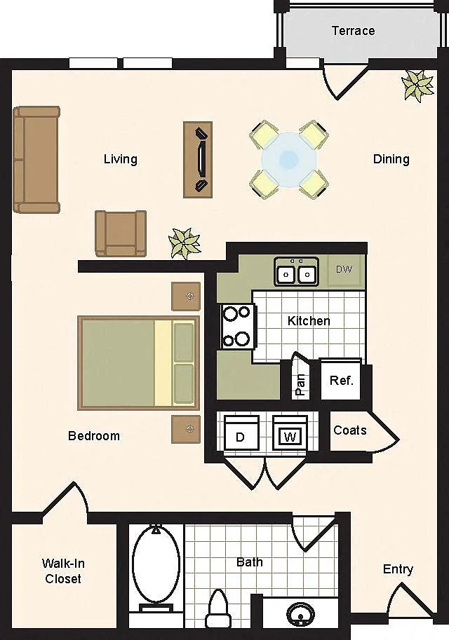 Floor plan 1A