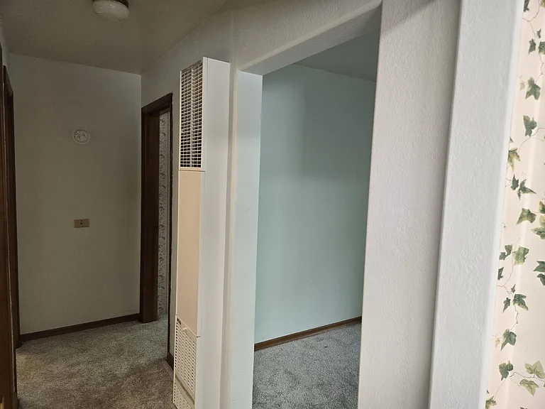 Hallway and Natural Gas Furnace.