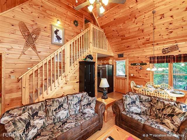 A sofa bed in the living room