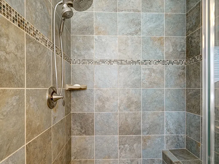 Shower in Master Bathroom.