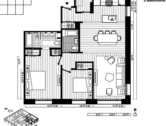 4th image of 345 W 14th St APT 8B
