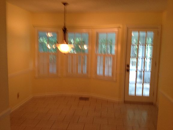 Breakfast nook off kitchen.