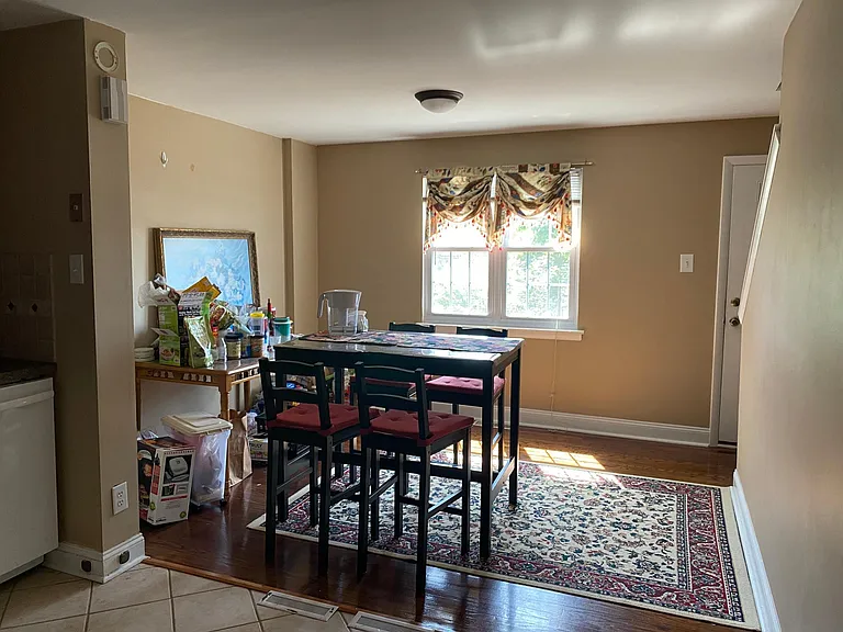 View of dining room.