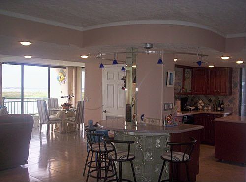 Living Room/ Snack Bar/ Kitchen