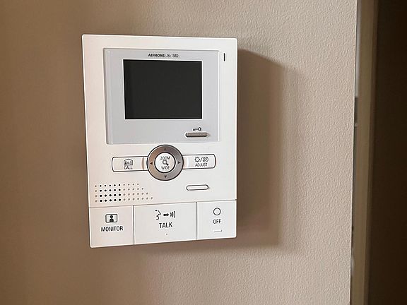 Intercom to allow visitors access without having to go downstairs each time. Buzz them in!