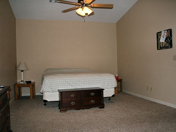 Master Bedroom with vaulted ceiling